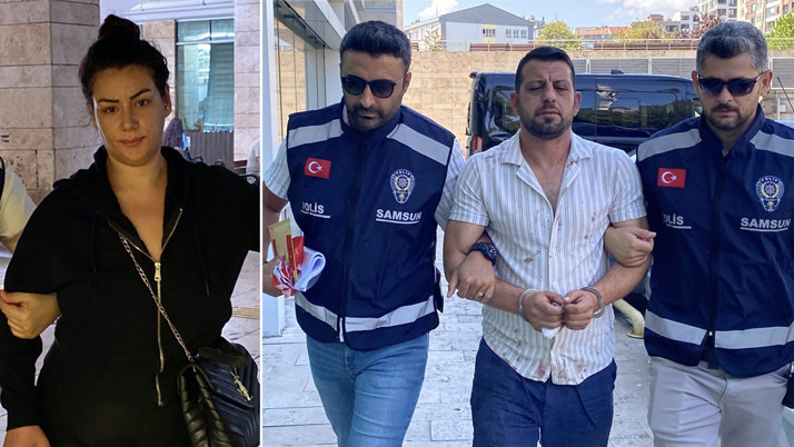 Samsun'da birbirlerini yaralayan kadın ile erkek arkadaşı gözaltına alındı