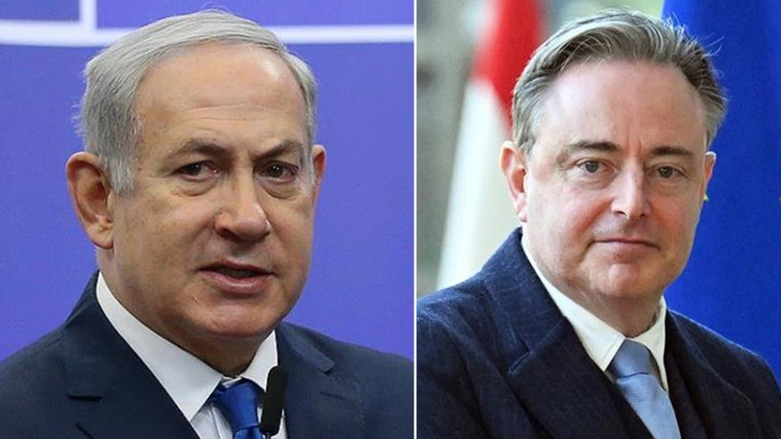 Netanyahu, Belçikalı mevkidaşını hedef aldı