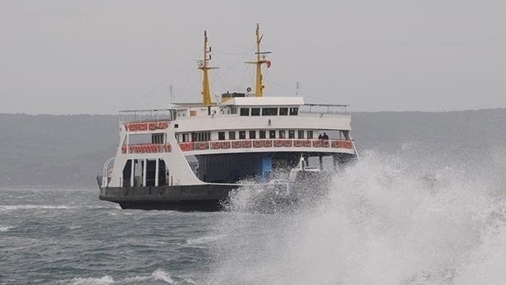 Güney Marmara'da bazı feribot seferleri iptal edildi