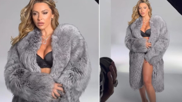 Şarkıcı Hadise dergi kapağı tarzı ile olay oldu...