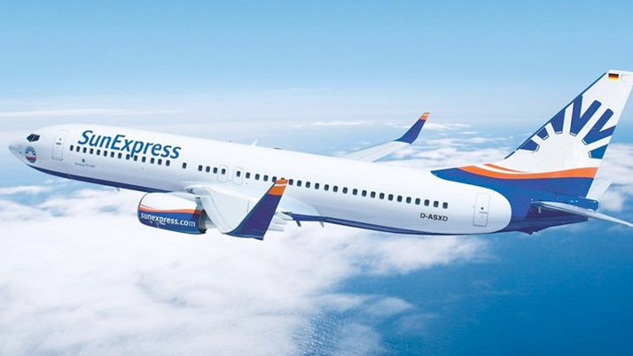 SunExpress Antalya'ya 8 ayda 2,6 milyon turist taşıdı