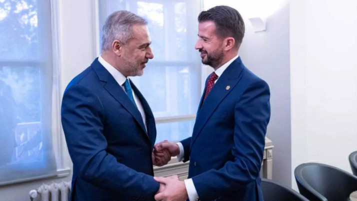 Bakan Fidan, Karadağ Cumhurbaşkanı Milatovic ile görüştü