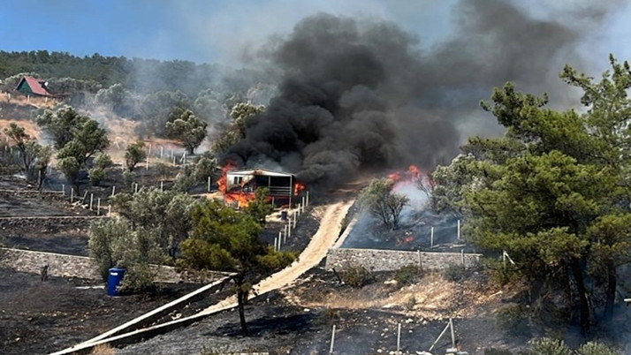 İzmir'de yangın paniği! Alevler ormana sıçradı