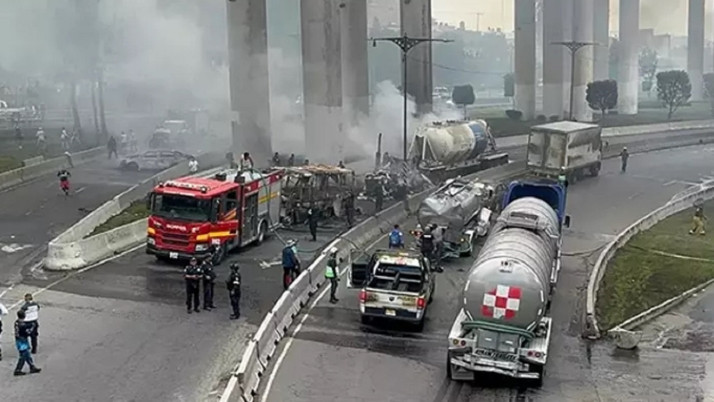 Meksika'da korkunç patlama! Patlayan tanker sebebiyle 3 kişi öldü, 70'in üzerinde yaralı var