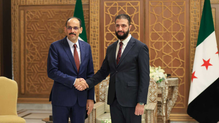 İbrahim Kalın ve Ahmed Şara'dan güvenlik zirvesi