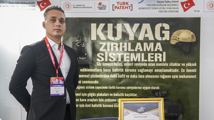 Yerli zırh sistemi TEKNOFEST'te tanıtıldı