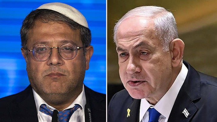 Netanyahu'dan aşırı sağcı bakanına suçlama! İkili arasında tartışma çıktı