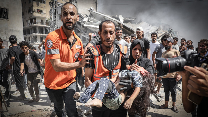 İtalya'da Gazze için genel greve gidildi