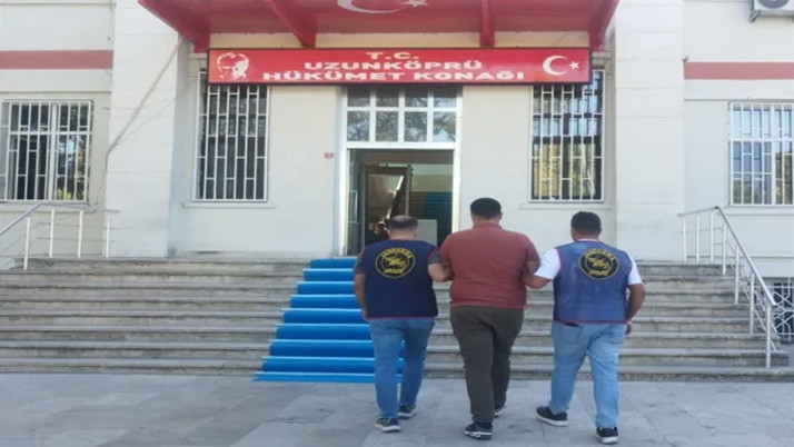 Edirne'de çiftlikten traktör römorku çaldığı öne sürülen 2 zanlıdan 1'i tutuklandı