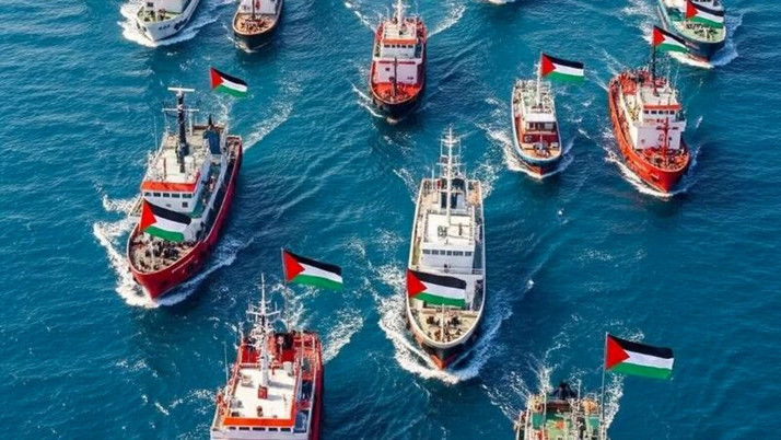 Gazze Sumud Filosu'na İHA saldırısı filo şu an nerede? İtalya firkateyn gönderdi