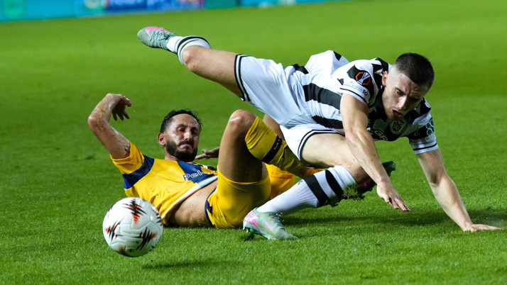 UEFA Avrupa Ligi'nde 9 maç oynandı Zeki Çelik'li Roma galip