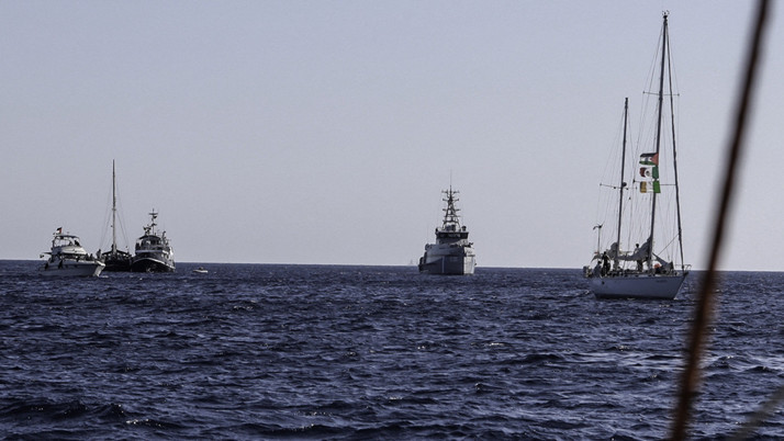 Küresel Sumud Filosu'na İsrail savaş uçaklarından ikinci taciz