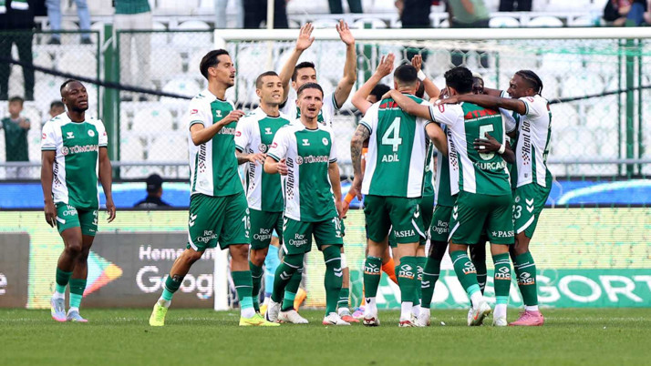 Konyaspor evinde galibiyeti kaptı
