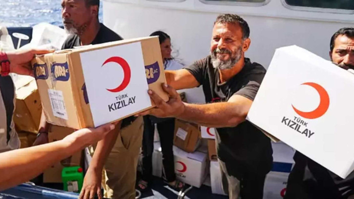 Türk Kızılay'ından Sumud Filosu'na gıda ve ilaç desteği