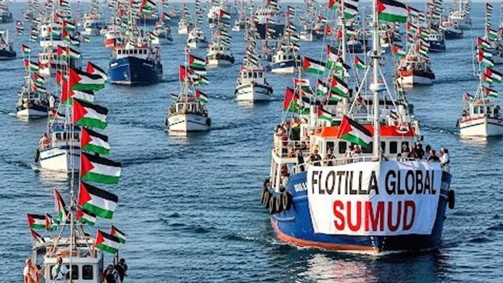 Küresel Sumud Filosu Gazze’ye 4 günlük mesafede