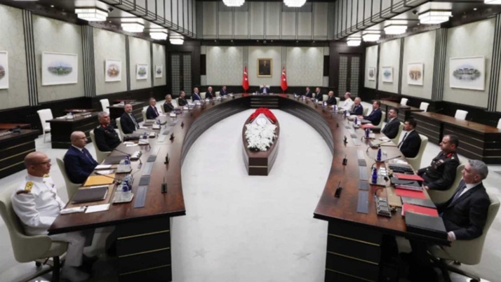 Milli Güvenlik Kurulu toplandı! Türkiye'den 8 maddelik bildiri