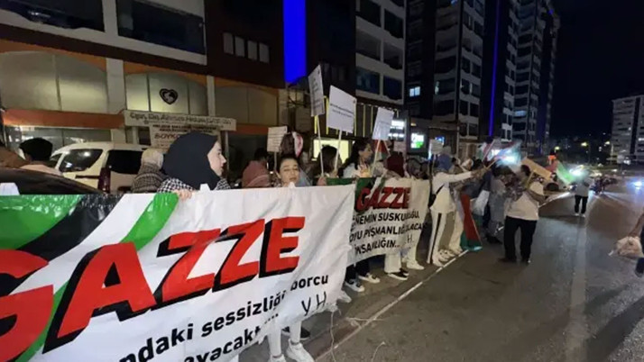 Şanlıurfa ve Kahramanmaraş'ta İsrail'in Gazze'ye saldırıları protesto edildi