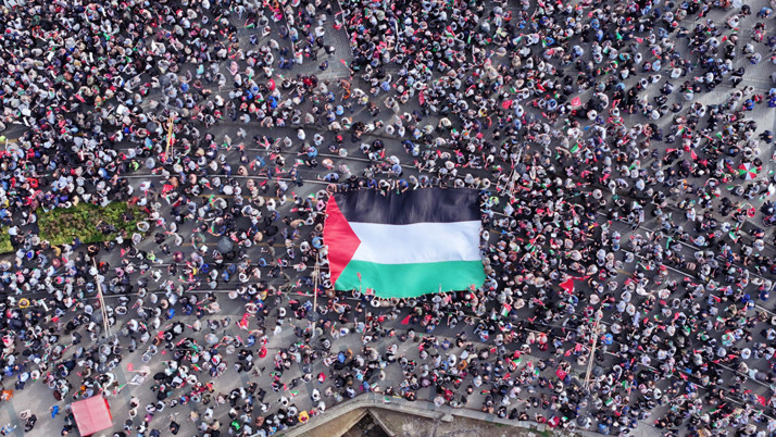 Türkiye'de pek çok şehirde onbinlerce insan Gazze için yürüdü