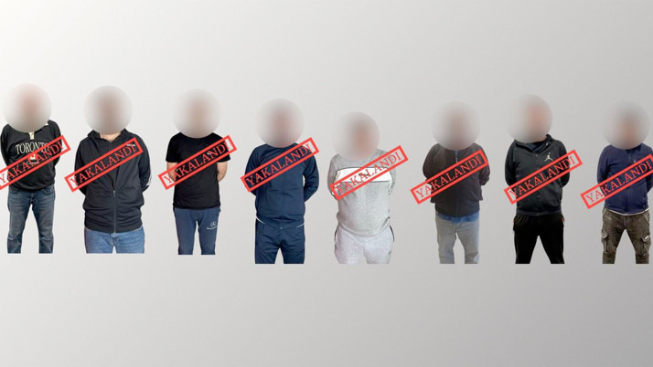 Kırmızı bültenle ve ulusal seviyede aranan 8 suçlu Türkiye'ye getirildi