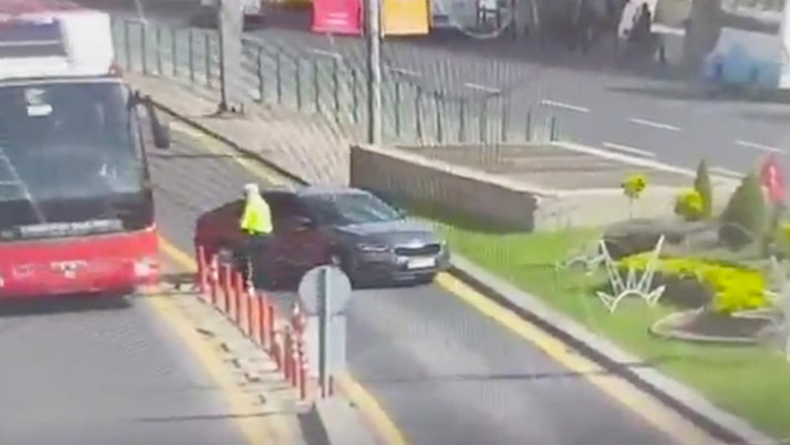 Polisin "dur" ihtarına uymayan CHP'nin otobüs şoförü hakim karşısında