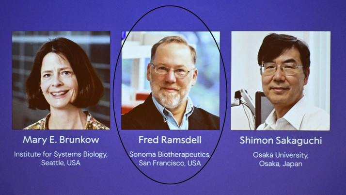 Nobel kazanan bilim insanı Fred Ramsdell'e ulaşılamıyor meğer...