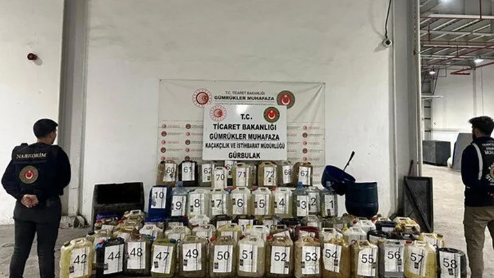 Sınırda büyük uyuşturucu operasyonu: Piyasa değeri 4,3 milyar lira