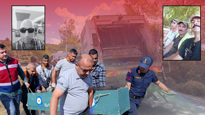 Çöp işçisi mesai arkadaşını öldürdü! Antalya'da işlenen tuhaf cinayet