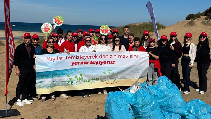 Aras Kargo, 20 kıyıda 4 tona yakın atık topladı