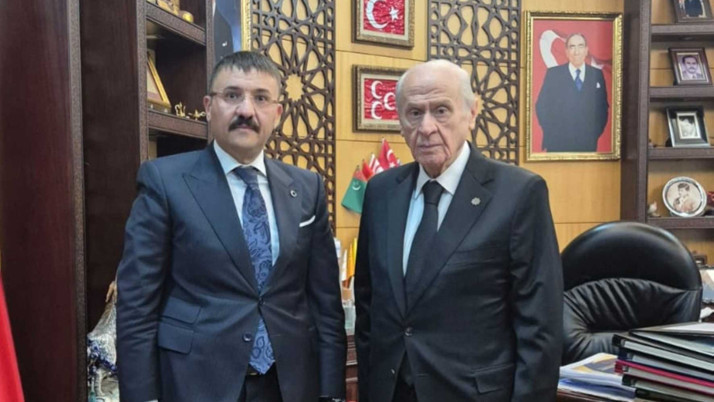 Devlet Bahçeli, Sılehi Aşireti Lideri Mehmet Alayı Atlı’yı kabul etti