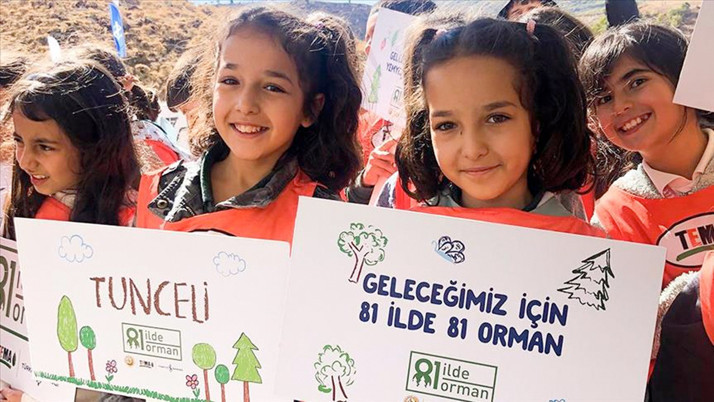İş Bankası'nın "81 İlde 81 Orman" projesi Tunceli'de sürüyor