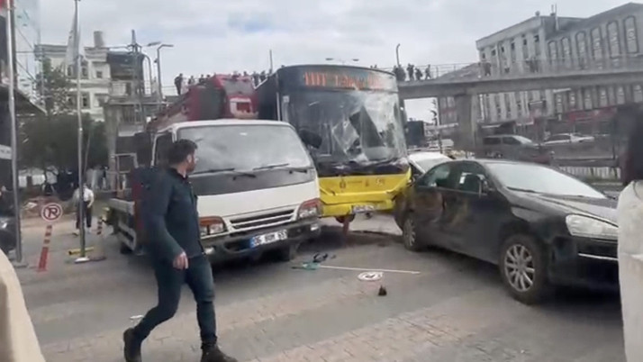 Çekmeköy'de İETT otobüsü dehşet saçtı