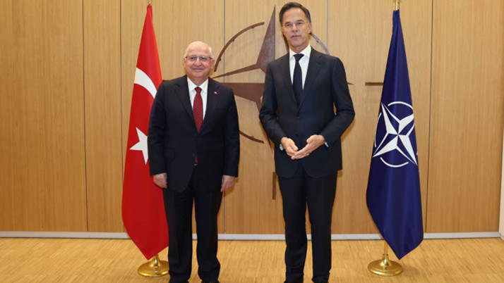 Bakan Güler, NATO Genel Sekreteri Rutte ile görüştü
