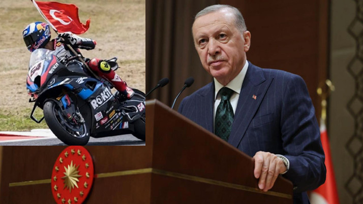Cumhurbaşkanı Erdoğan'dan 2025 Dünya Superbike şampiyonu Razgatlıoğlu'na tebrik