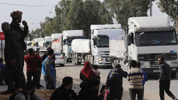 Kahramanmaraş'tan Gazze'ye 3 tır insani yardım gönderildi