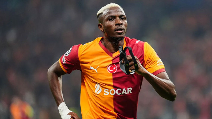 Victor Osimhen'den Galatasaray formasıyla rekorlar