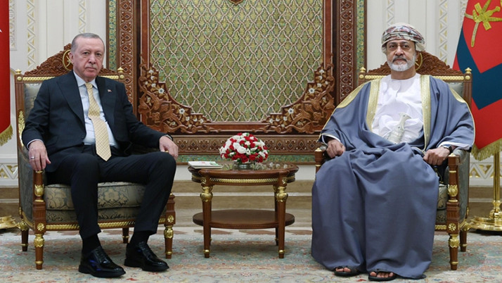 Cumhurbaşkanı Erdoğan, Umman Sultanı Heysem bin Tarık ile görüştü