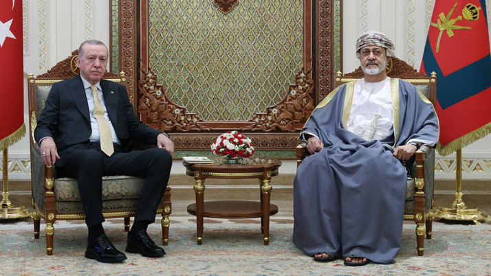 Cumhurbaşkanı Erdoğan, Umman Sultanı Heysem bin Tarık ile görüştü