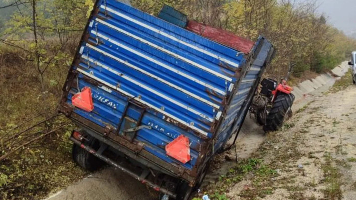 Kastamonu'da traktörden düşen sürücü öldü