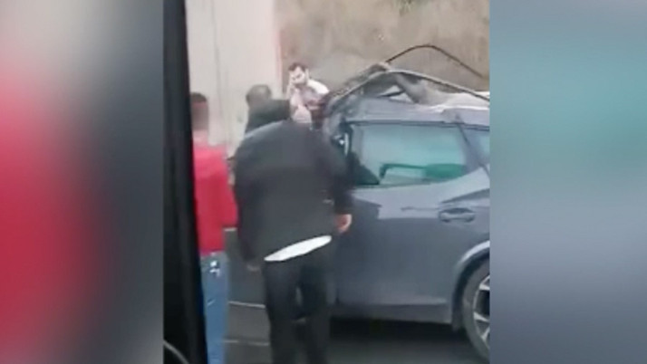 Kuzey Marmara Otoyolu'nuda feci kaza! TIR'a arkadan çarptı