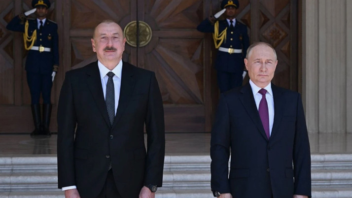 Putin ile Aliyev bölgesel işbirliği ve karşılıklı ticareti görüştü
