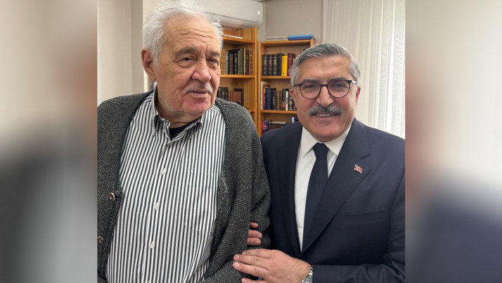 Hüseyin Yayman, Prof. Dr. İlber Ortaylı'yı ziyaret etti
