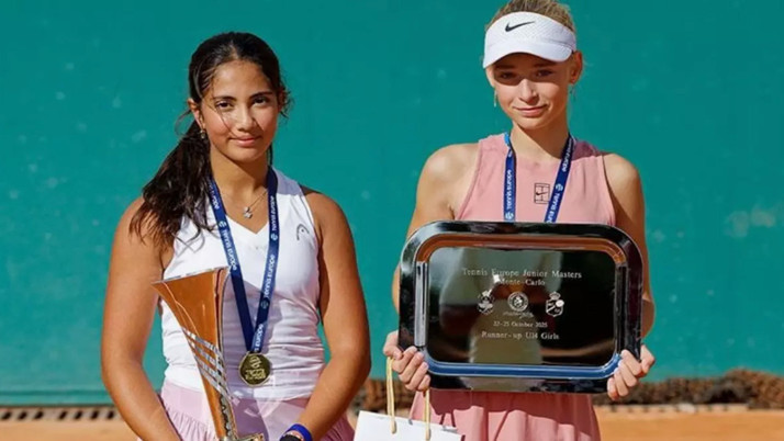 Milli tenisçi Zeliha Nil Çukurluoğlu, Monako'da birinci oldu