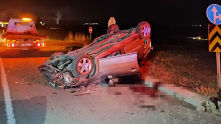 Çankırı'da feci kaza: 1 ölü 3 yaralı