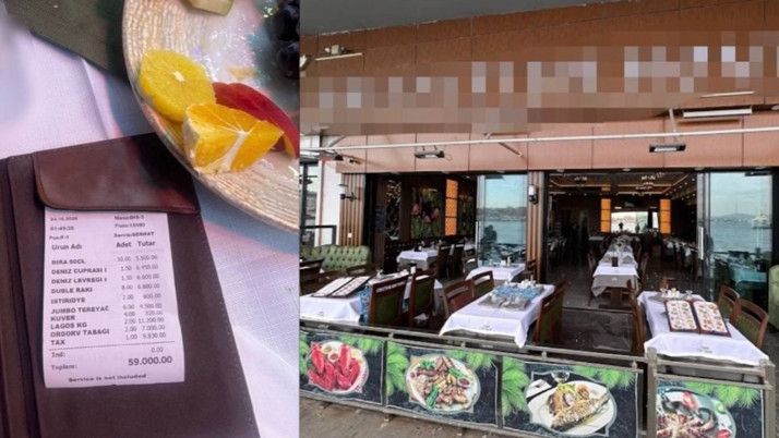 Turiste özel fiyat tarifesi! Maça gelen turistler 59 bin TL'lik adisyonu görünce şoke oldu