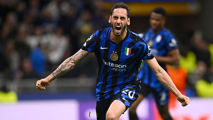 Inter, Serie A'da Fiorentina'yı 3-0 yendi Hakan Çalhanoğlu 2 gol attı