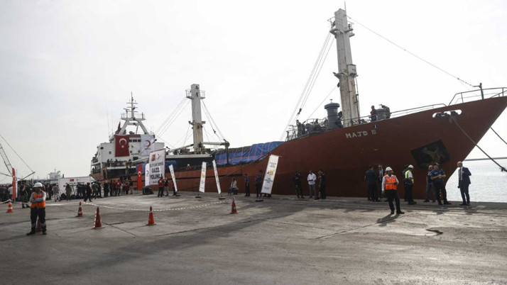 Türk Kızılaydan Gazze’ye 18. İyilik Gemisi