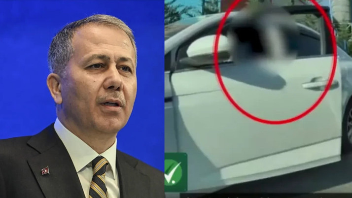 Araç önü kesen sürücü yandı! Dev cezanın eli kulağında