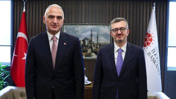 Kültür ve Turizm Bakanı Ersoy'dan İletişim Başkanı Duran'a ziyaret