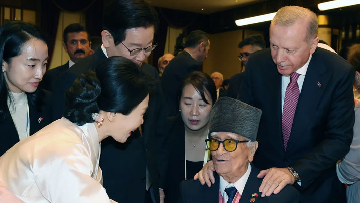 Cumhurbaşkanı Erdoğan, Güney Koreli mevkidaşını gazilerle buluşturdu