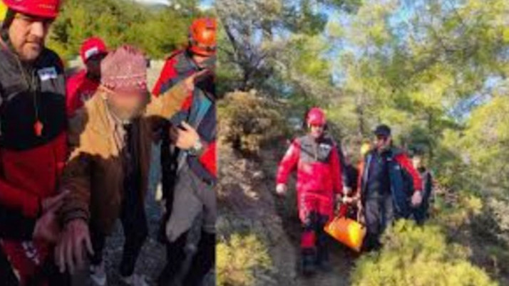 Antalya'da ormanlık alanda kaybolan kişiden güzel haber